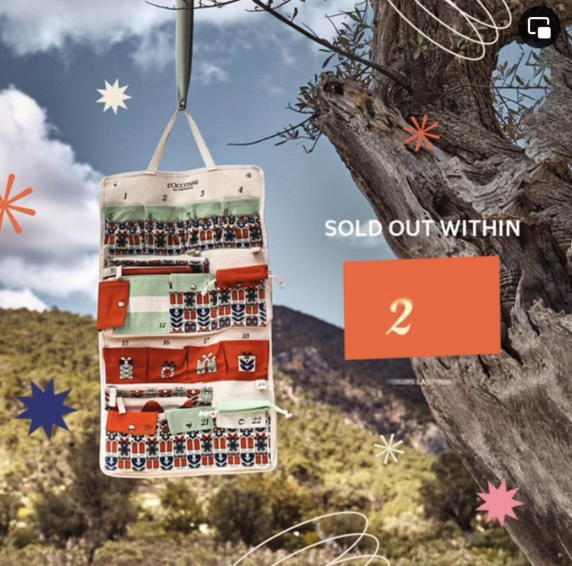 Loccitane Advent Calendar Everything Else on Carousell