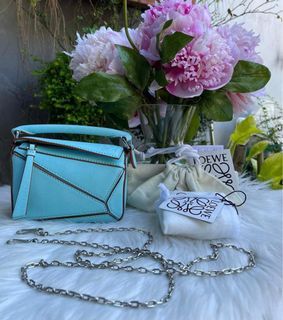 Gold Loewe Mini Bunny Crossbody, loewe nano handbag collectors gift box  puzzle hammock flamenco release price where to buy