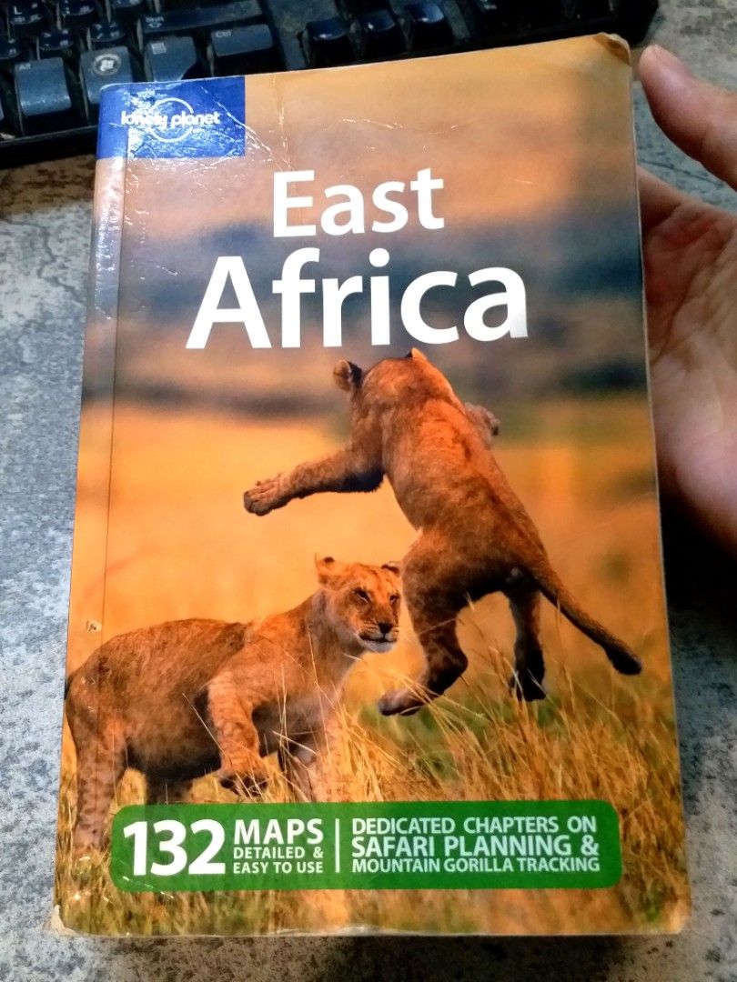 Carousell　guide,　backpacker　Tanzania　planet　book　書本　Kenya　safari　Africa　旅遊書-　lonely　書本及雜誌-　興趣及遊戲,　east　travel　文具,