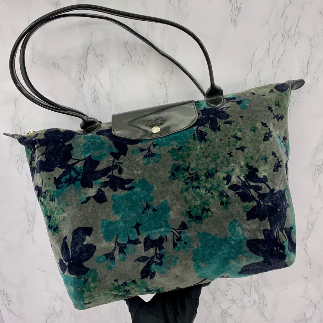 Longchamp velvet bag outlet