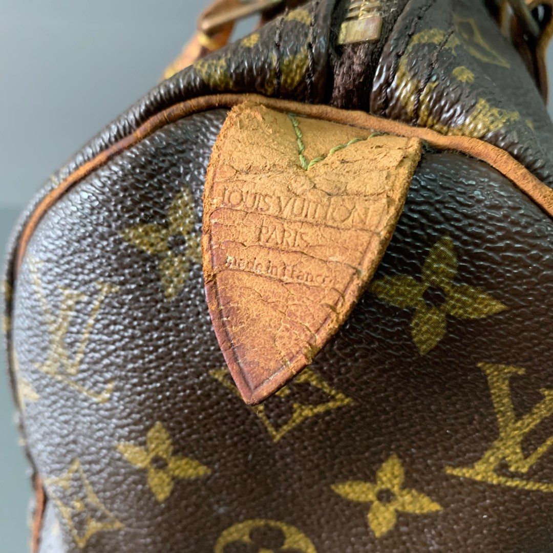 Authentic Louis Vuitton Monogram Speedy 25 Bag Luxury Bags