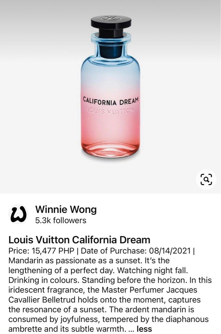 California dreaming: Louis Vuitton's fresh new fragrances - Duty