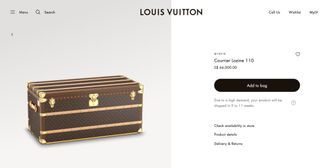 Купить Louis Vuitton Leaf denim Baseball Shirt Large, цена 104 671