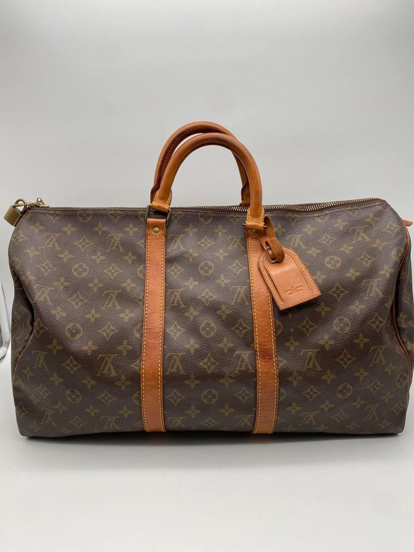 Sold at Auction: Louis Vuitton x Supreme Bandouliere 55 Keepall