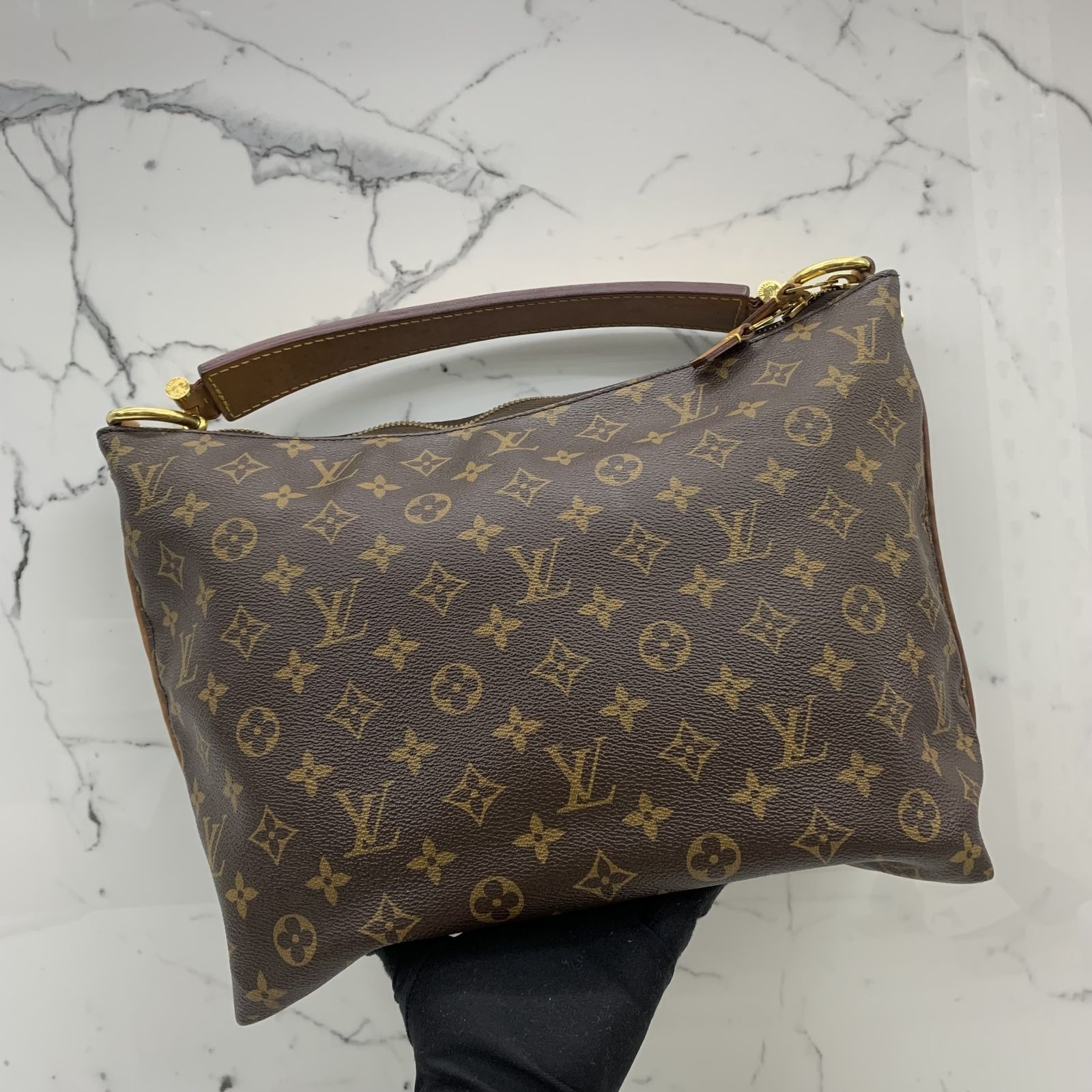 LOUIS VUITTON M40586 MONOGRAM SULLY PM SHOULDER BAG 237033800 AL