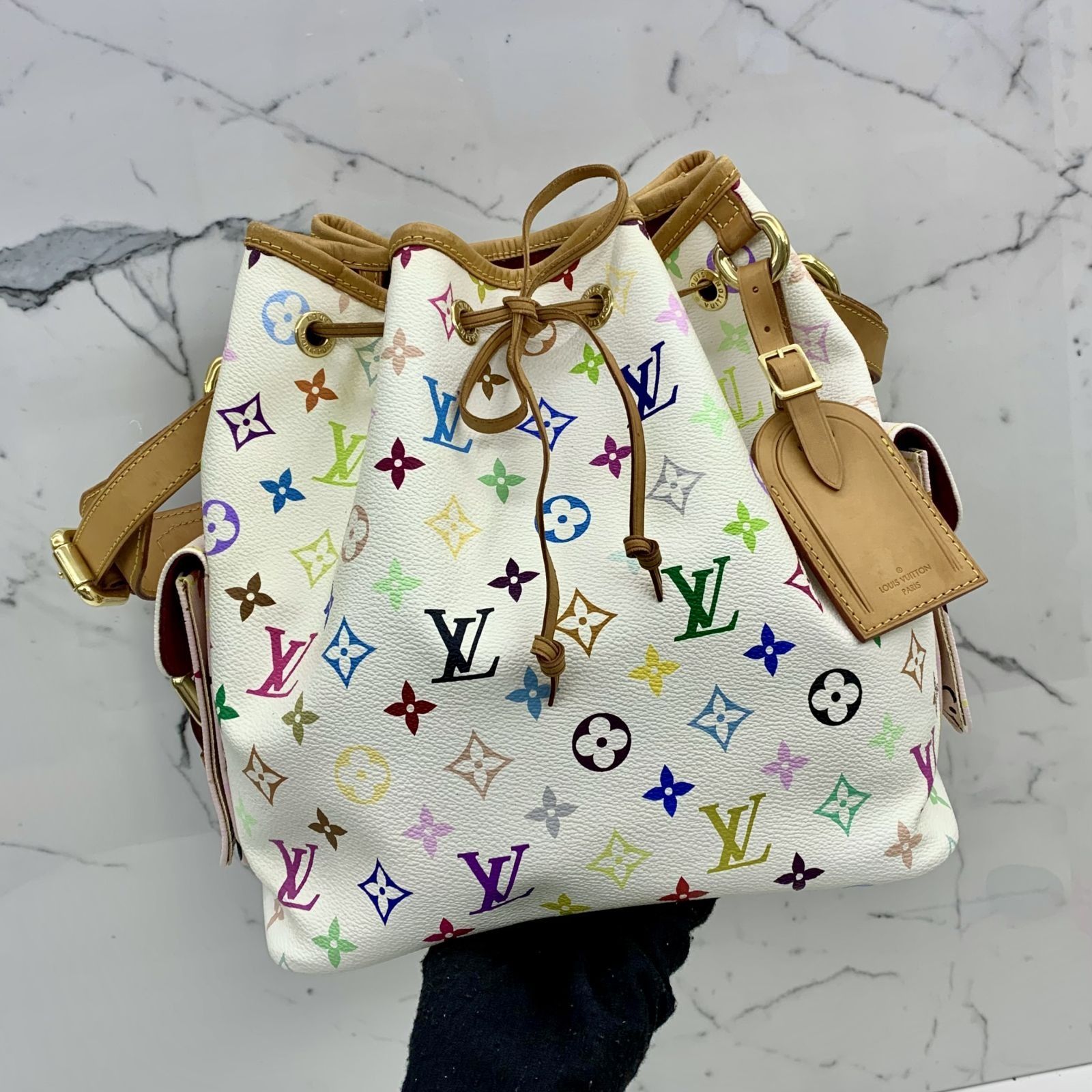 Louis Vuitton Lv multicolor petit noe bucket bag, Luxury, Bags & Wallets on  Carousell