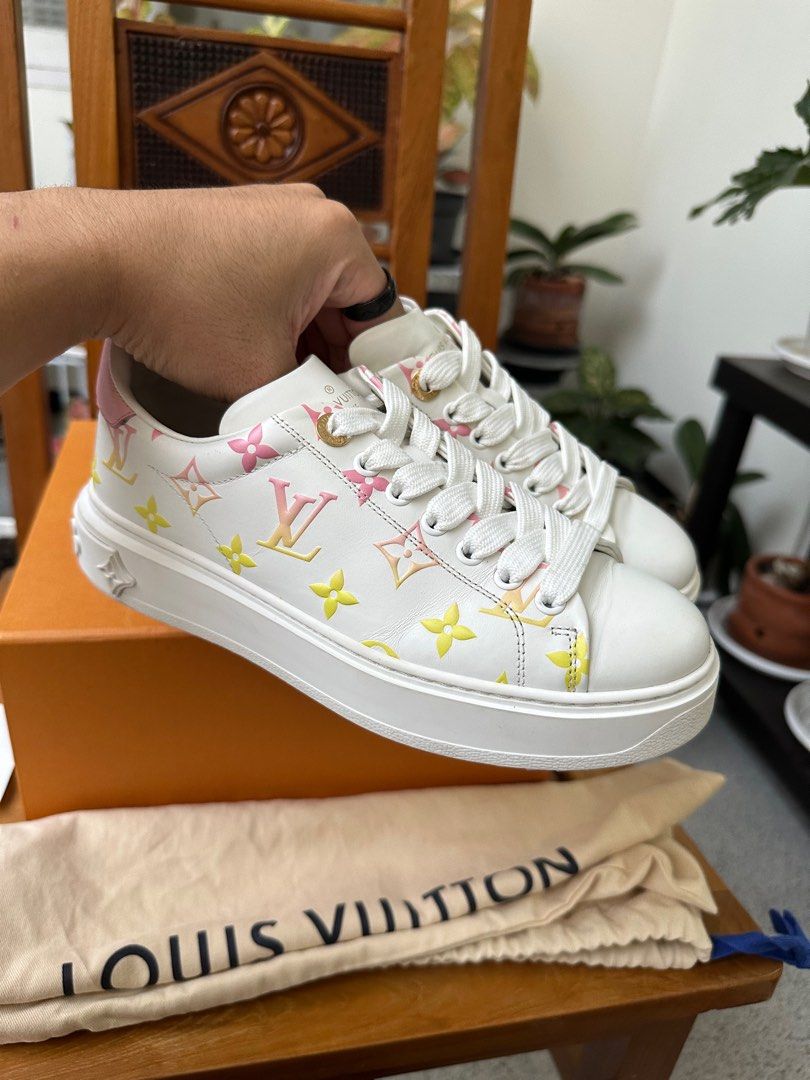 Louis Vuitton Time Out Sneakers (38W)‼️, Women's Fashion, Footwear, Sneakers  on Carousell