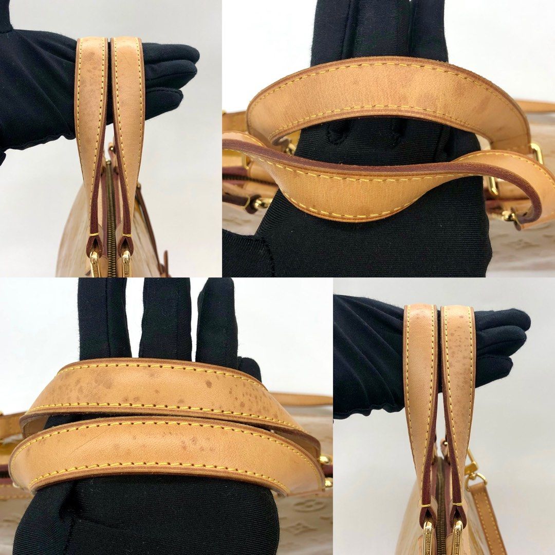 Bergamo cloth handbag Louis Vuitton Brown in Cloth - 32027411