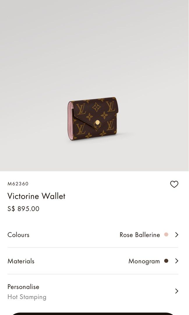 Authentic Louis Vuitton Victorine Wallet (Fuchsia Interior), Luxury, Bags &  Wallets on Carousell