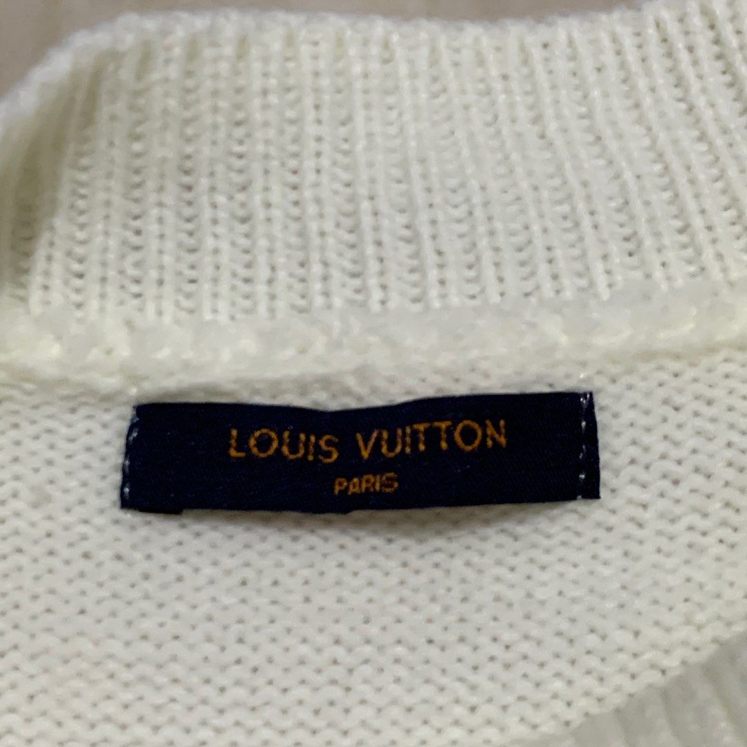 LOUIS VUITTON WATERCOLOR MONOGRAM KNITTED SWEATER, Men's Fashion, Coats,  Jackets and Outerwear on Carousell