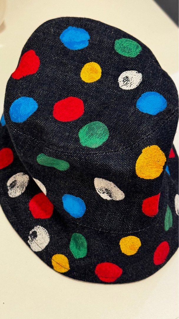 LV x YK Reversible Painted Dots Bucket Hat S00 - Accessories M7083M