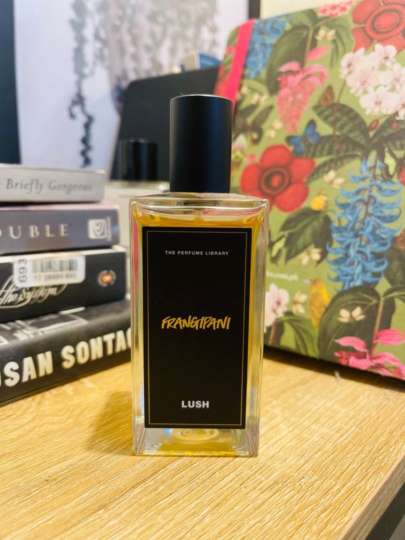 LUSH Perfume - Frangipani 🌹 Decant 🌹 Rare!!! (Category: Fragrance & Deodorants) located in Las Pinas. Submitted by declutteringdee (Listing ID 1262549860, Image 1). Description: 255PHP - 5ML 505PHP - 10ML All decants are in glass spray bottles. All fragrances are AUTHENTIC and from my personal collection..
