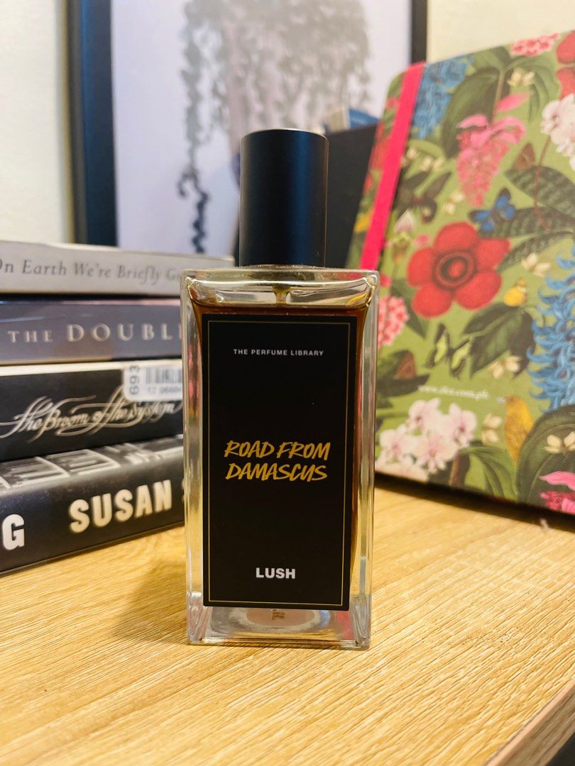 LUSH Perfume - Road From Damascus 🌹 Decant 🌹 SUPER RARE!!! (Category: Fragrance & Deodorants) located in Las Pinas. Submitted by declutteringdee (Listing ID 1262550840, Image 1). Description: 500PHP- 5ML 995PHP - 10ML All decants are in glass spray bottles. All fragrances are AUTHENTIC and from my personal collection. VERY RARE!!!.