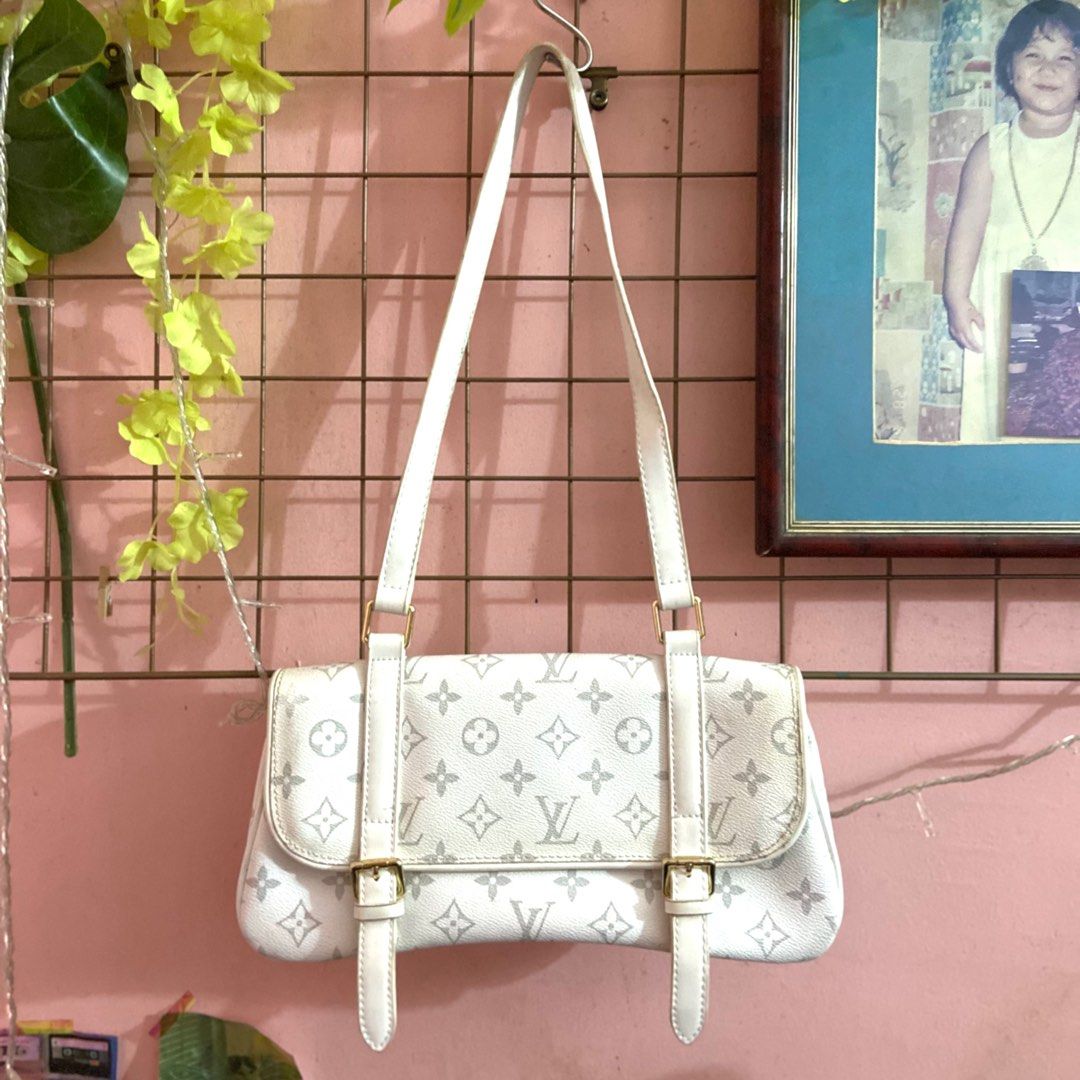 Lv white store shoulder bag