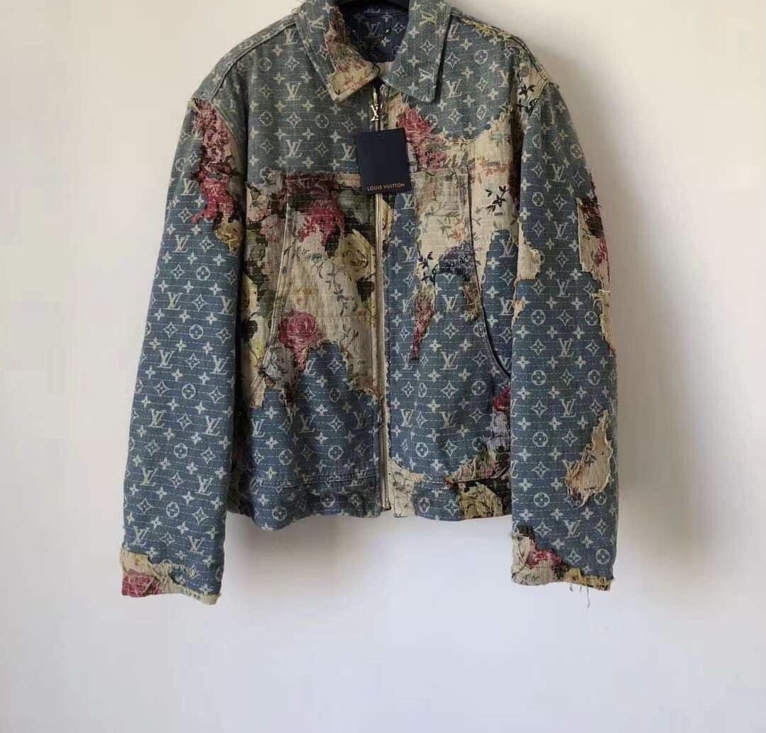 Damier denim trucker jacket LV, Men's Fashion, Coats, Jackets and Outerwear  on Carousell