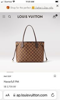 Replica Louis Vuitton N41359 Neverfull PM Shoulder Bag Damier