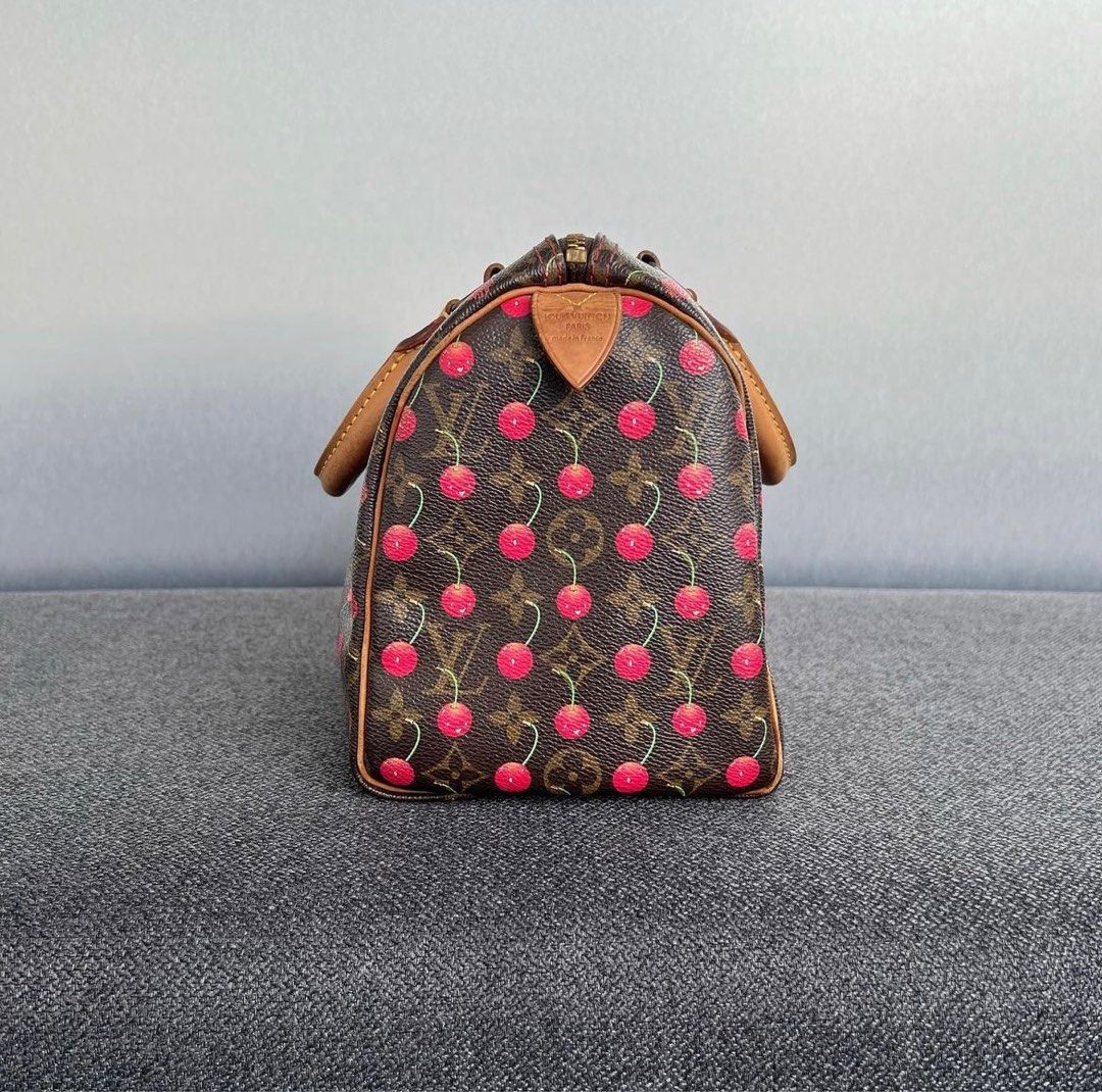 The Changing Room - Louis Vuitton Monogram Cherry Cerise Speedy 25