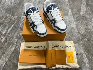 Authentic Louis Vuitton Men’s Trainers Sneakers Yellow/Brown Size 11