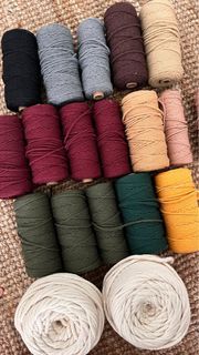 Macrame rope / cotton rope / hand make macrame
