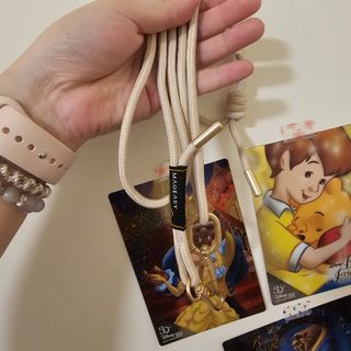 MAGEASY 奶茶色手機掛繩 手機背帶 附同品牌墊片