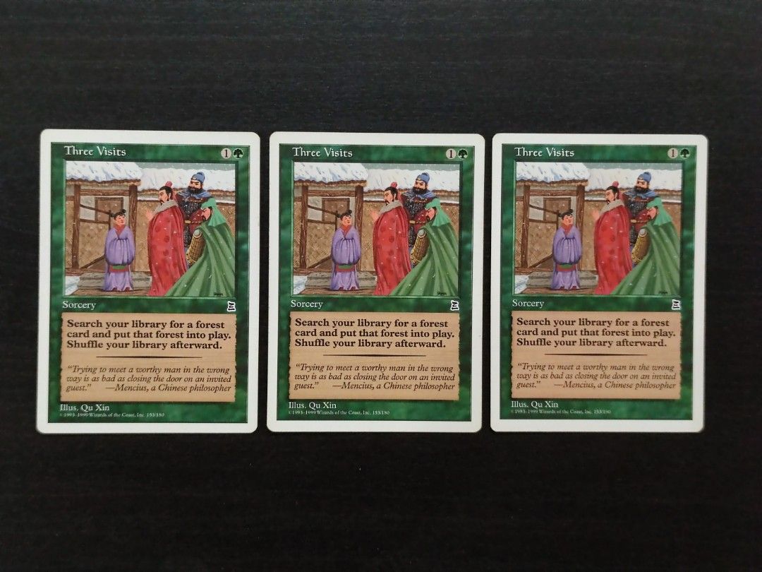 mtg cards like three visits Magic The Gathering - Three Visits