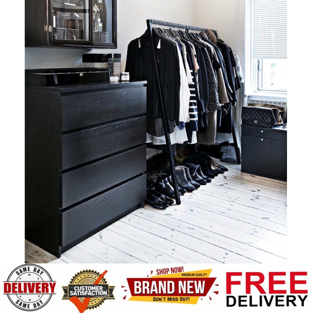 Malm double drawers deals