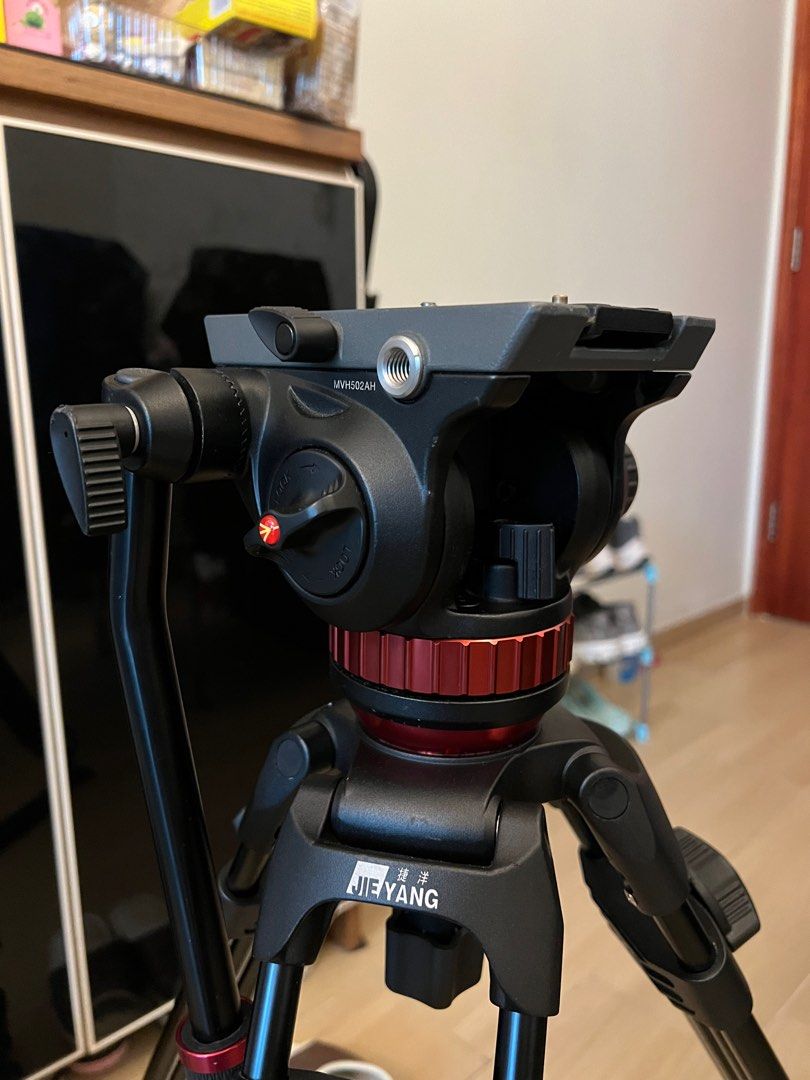 Manfrotto MVH502AH 液壓雲台連腳架, 攝影器材, 攝影配件, 腳架- Carousell