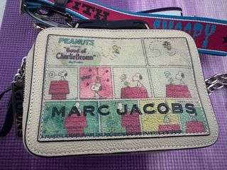 Marc Jacobs Snoopy Peanuts Collaboration Snapshot White Crossbody Bag Un  used