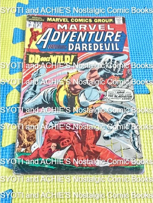 Marvel Adventure Comics Featuring Daredevil Issue No. 2 (Category: Comics & Manga) located in Bacoor. Submitted by syotiachiesnostalgiccollection (Listing ID 1262608974, Image 1). Description: 💙 💛 💙 For SALE ❗️ ❗️ ❗️ ✨✨ ✨ VINTAGE / CLASSIC Comic Books 📘 📘 📘 📘 Marvel Adventure Comics Featuring Daredevil Issue no. 2 Publish Date: Feb 1, 1976 Item in GOOD/ FAIR Condition* Please MANAGE your Expectations Yellowing of pages common Issue due to 