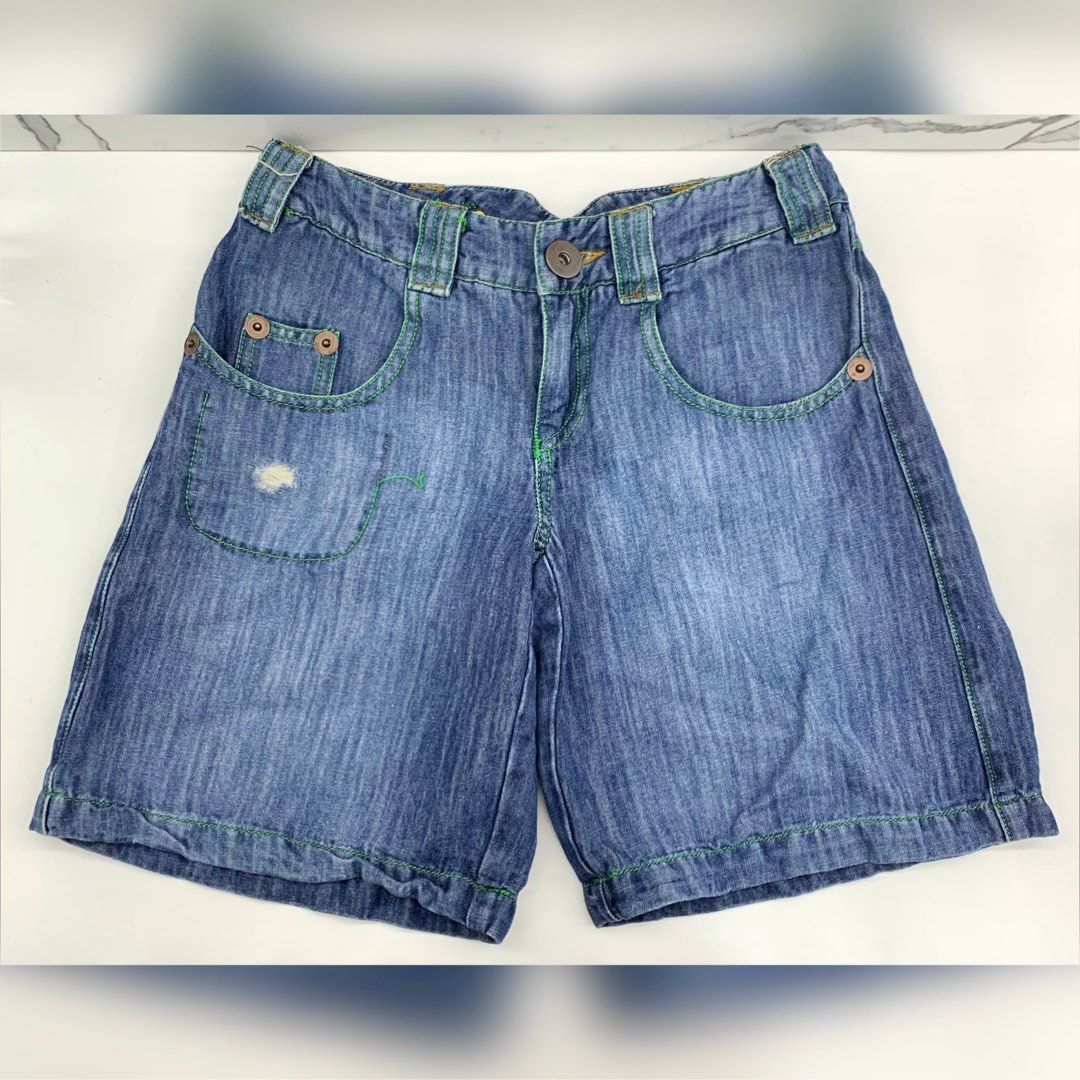 MAX CO. BLUE DENIM SHORT JEANS 237035293