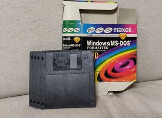Maxell 2HD Floppy Disk 4張63005411467394110