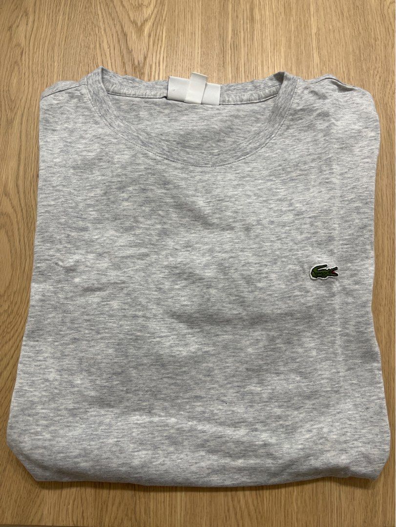 grey lacoste t shirt