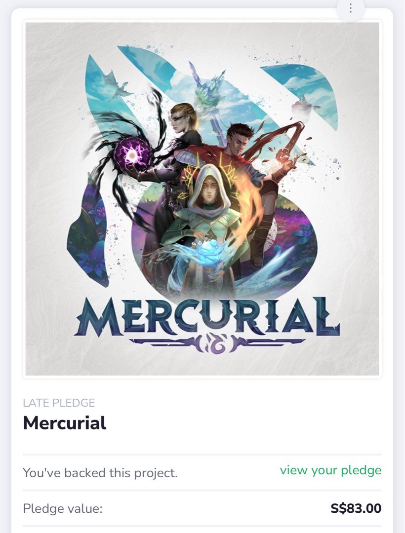 Mercurial kickstarter, Hobbies & Toys, Toys & Games on Carousell