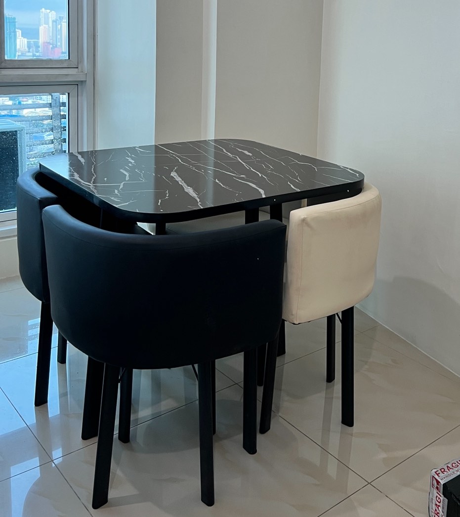 Minimalist dining table set furniture home living furniture tables