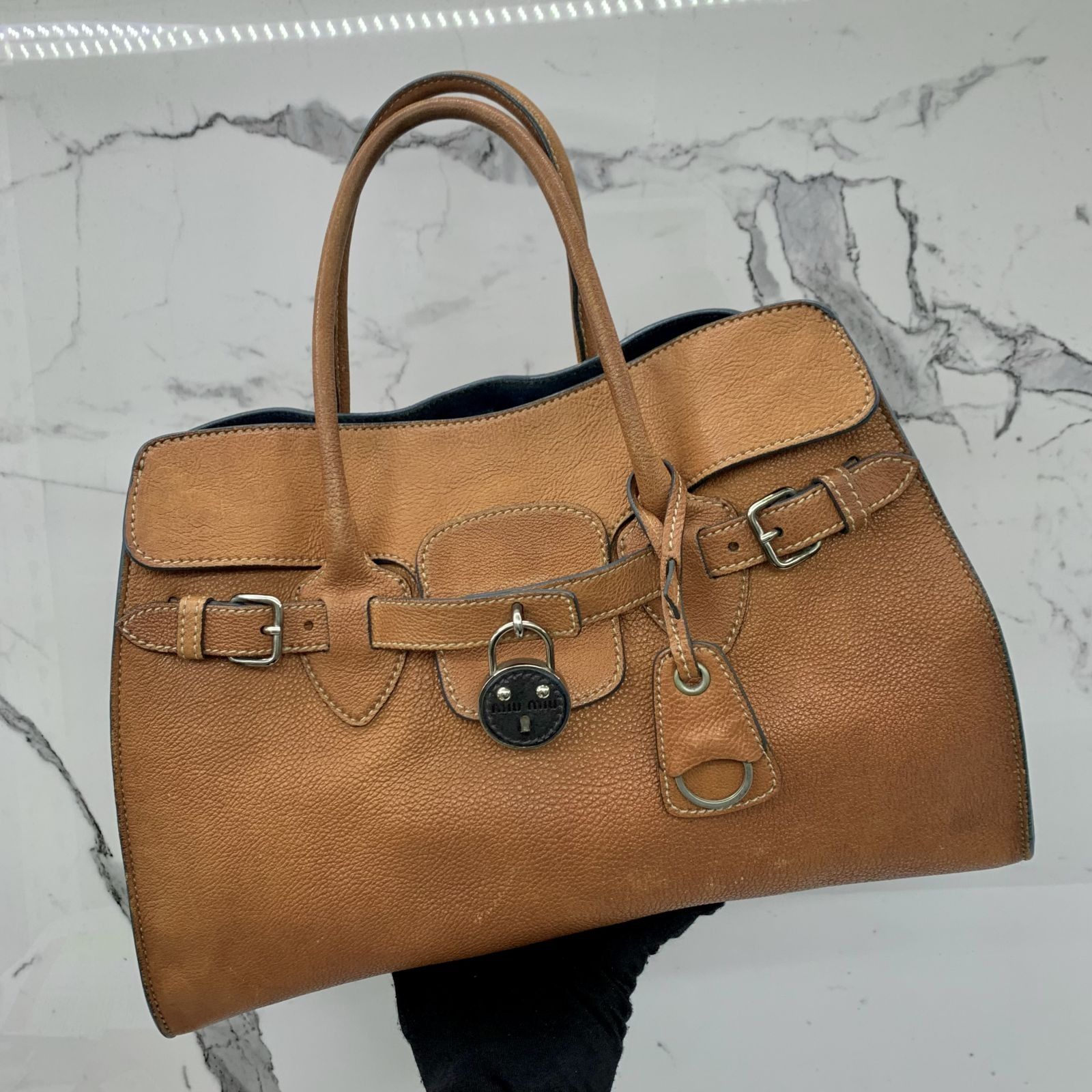 Miu miu orange handbag online