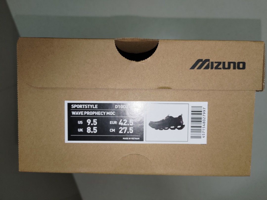 Mizuno Sportstyle Wave Prophecy Moc US9.5, 男裝, 鞋, 波鞋- Carousell