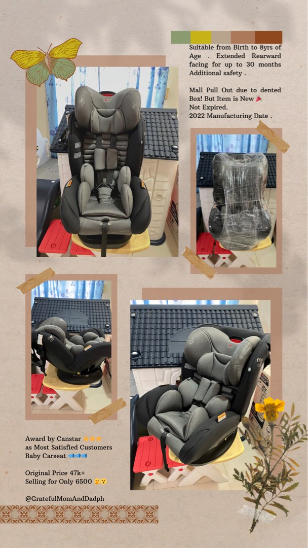 Mother s Choice Infinity Carseat Babies Kids Going Out Car