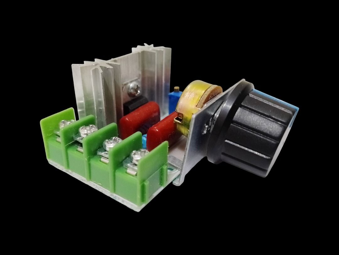MOTOR SPEED CONTROLLER AC 50-220V 2000W 25A DIMMER, HIGH-POWER VOLTAGE ...