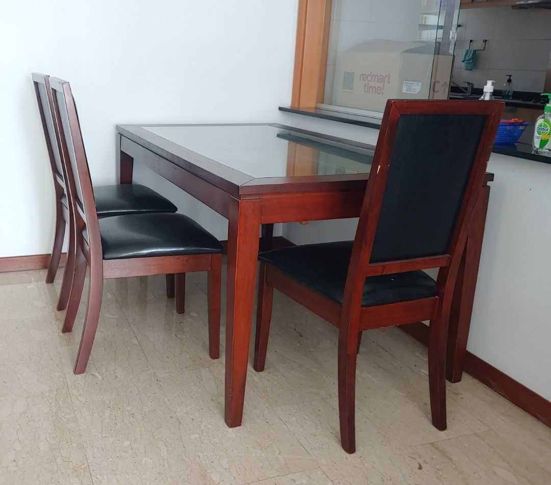 Dining table set used for sale deals