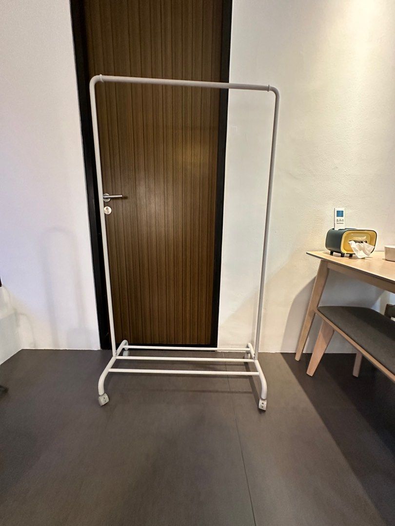 MUJI steel clothes rack, Furniture & Home Living, Furniture, Shelves