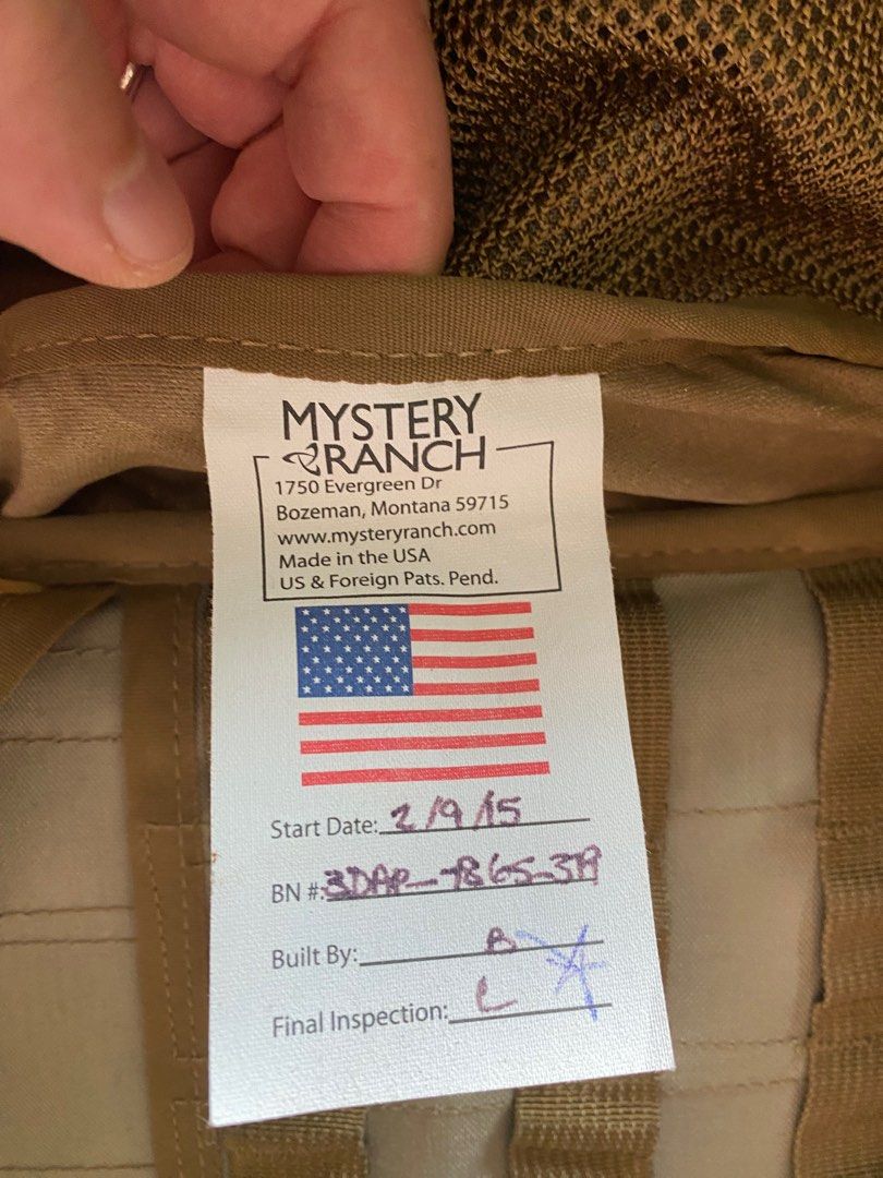 Mystery Ranch Bozeman MT USA 3Day Assualt, Men's Fashion, Bags