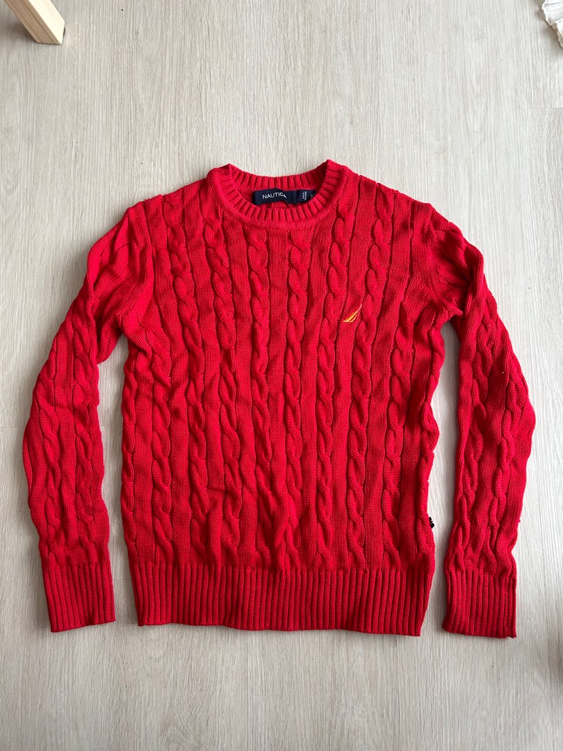 Nautica Red Sweater