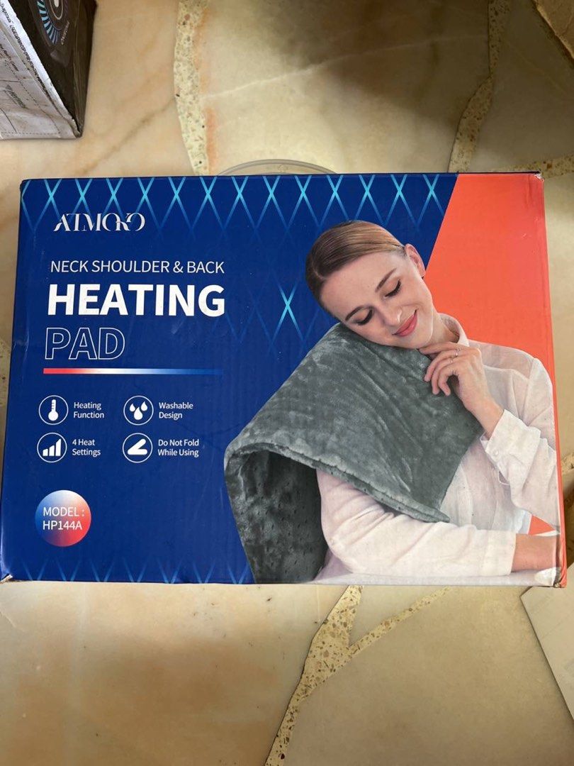 Neck shoulder and back heating pad, Health & Nutrition, Assistive