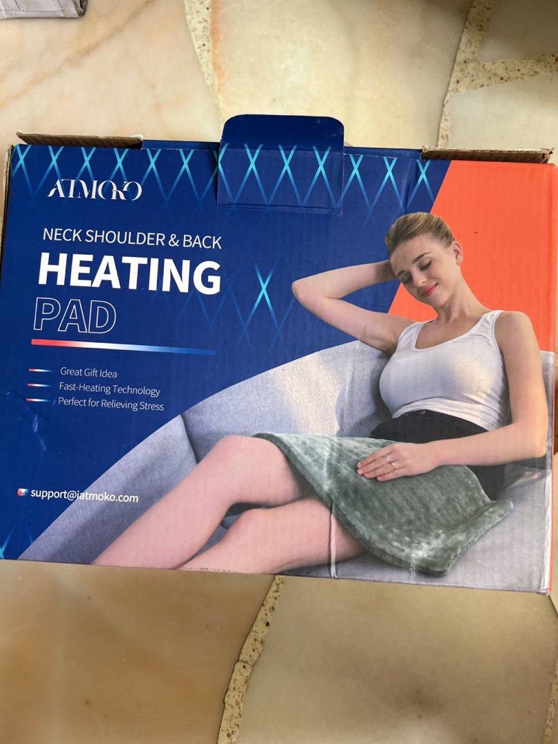Neck shoulder and back heating pad, Health & Nutrition, Assistive