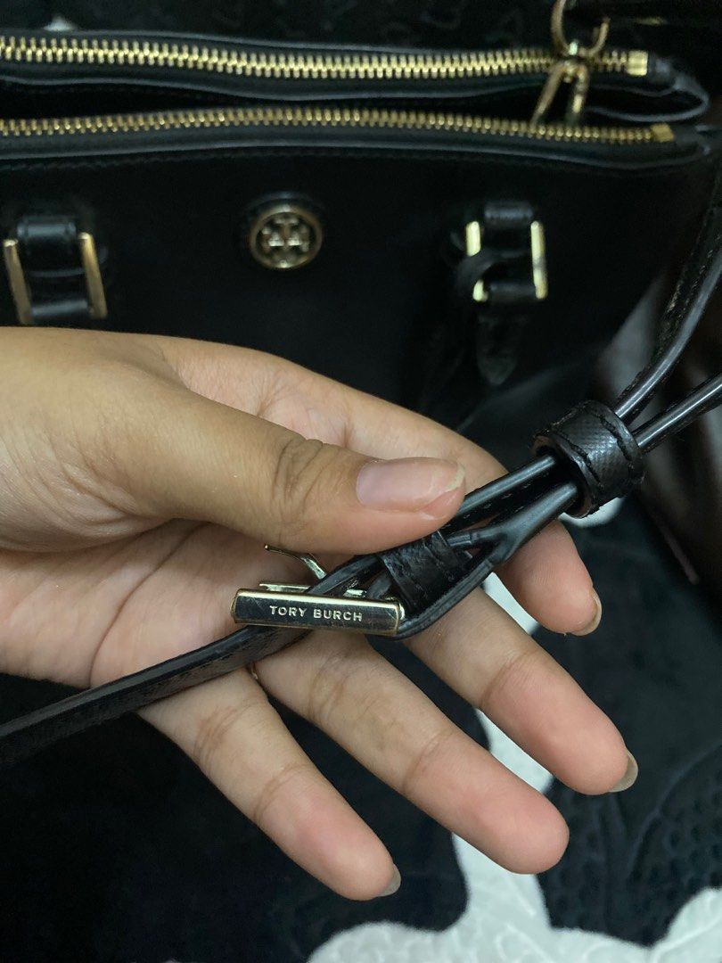 Authentic Tory Burch Robinson Double Zip (Nego)