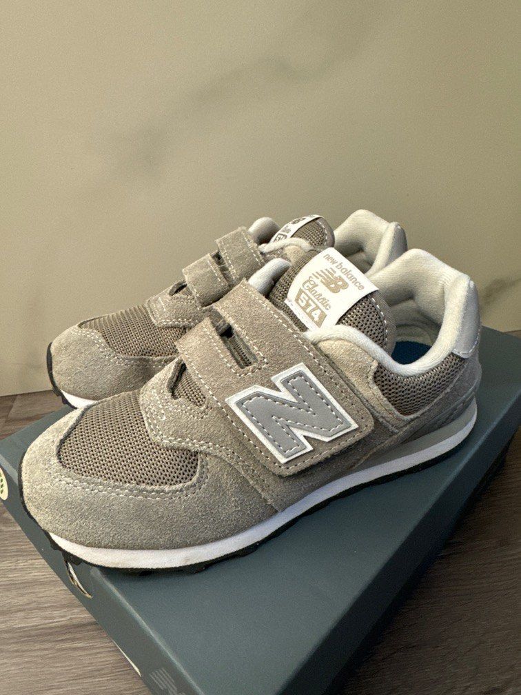 New Balance NB Kids Classic 574 Grey Sneakers Shoes 13