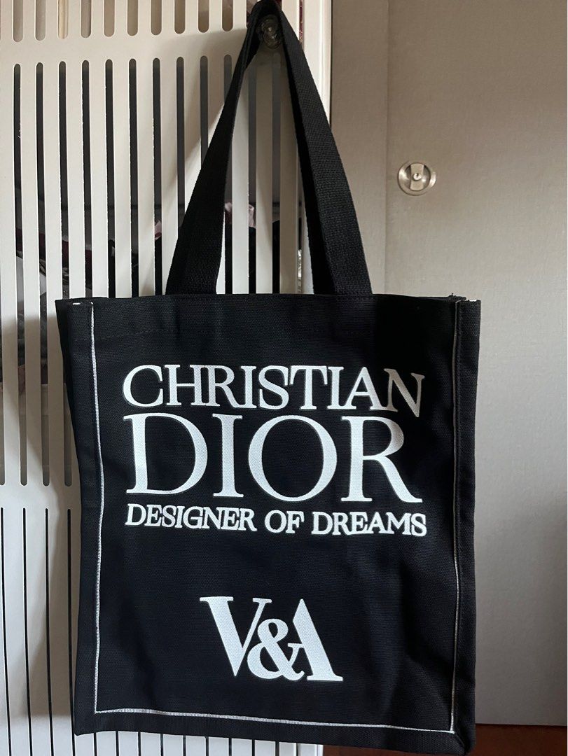 Christian dior black tote on sale