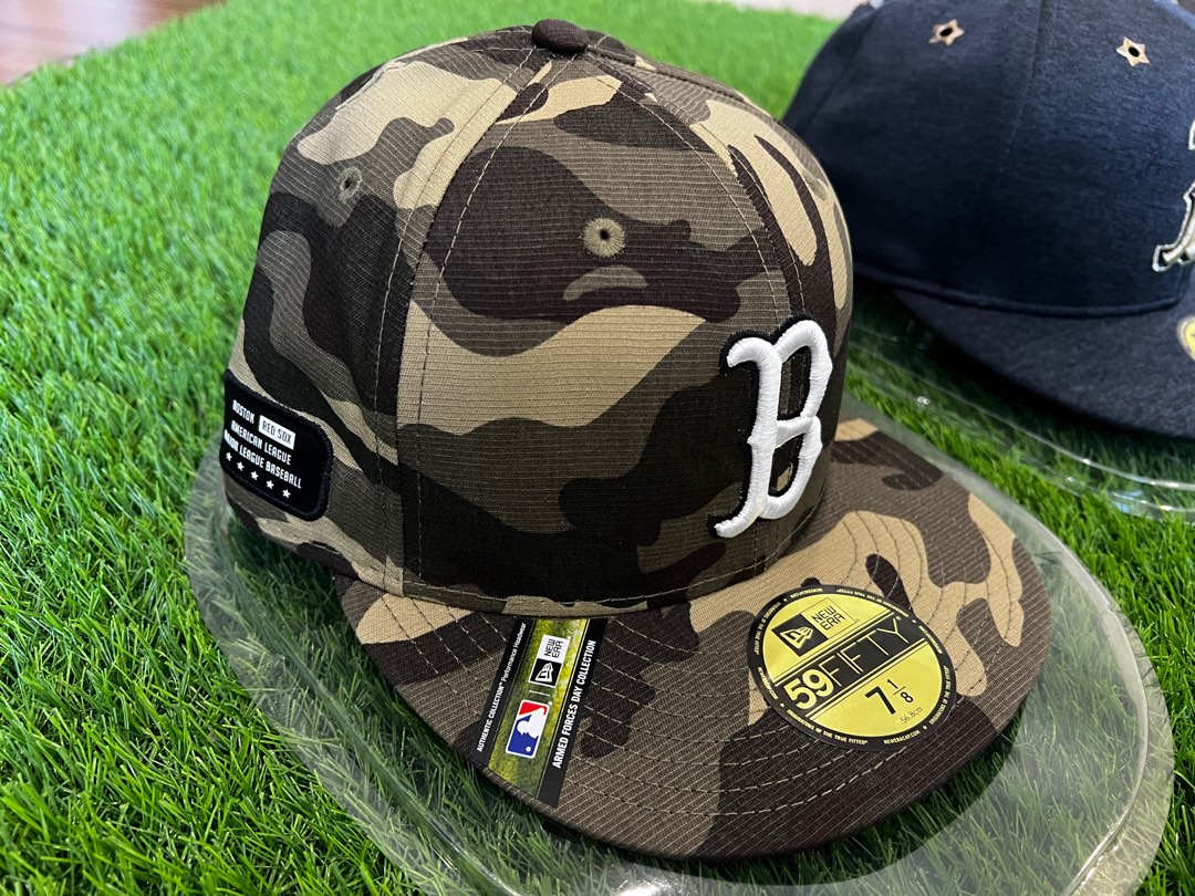 Boston red sox camo fitted hat store