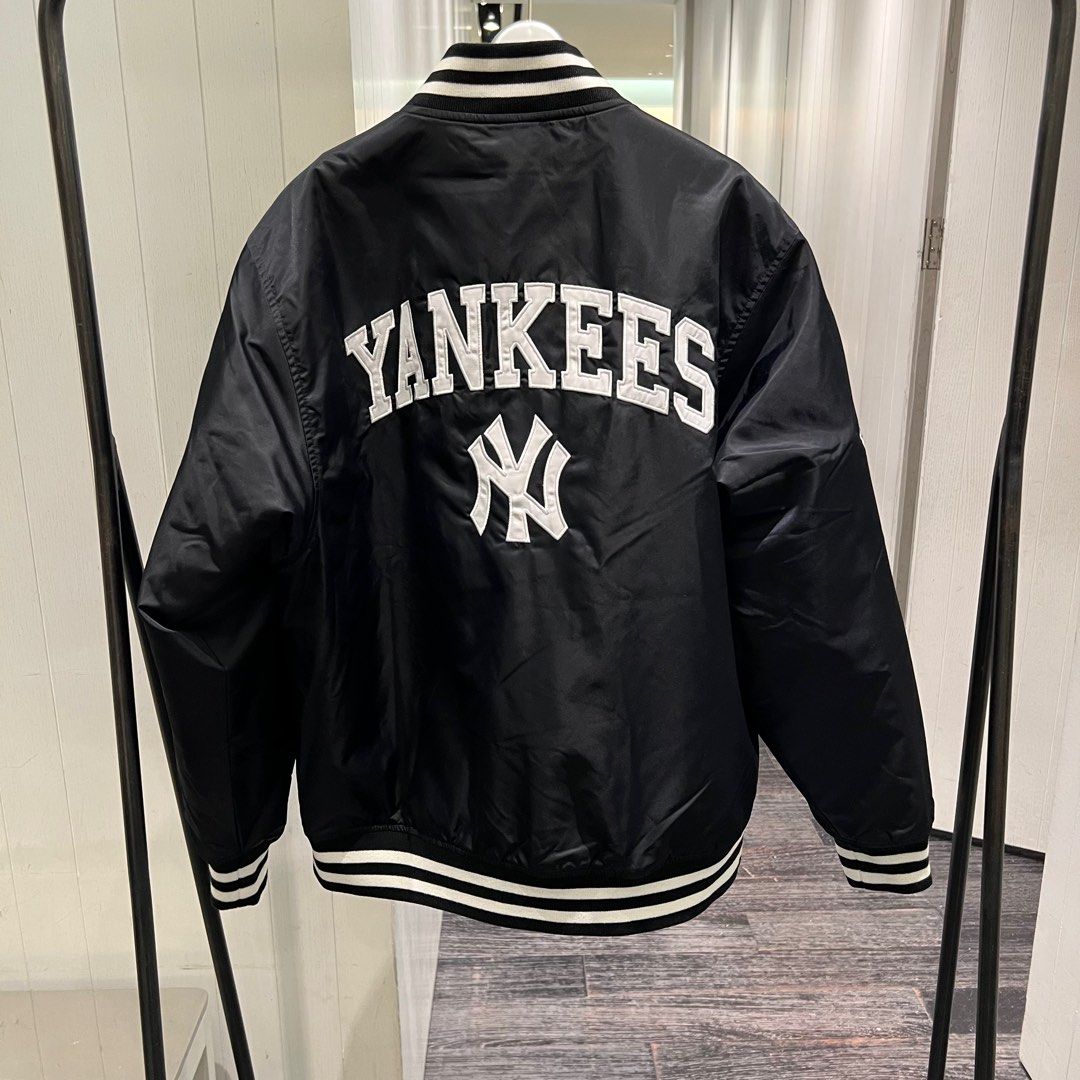 NEW ERA X MLB New York Yankees logo padded varsity jacket #棒球褸 