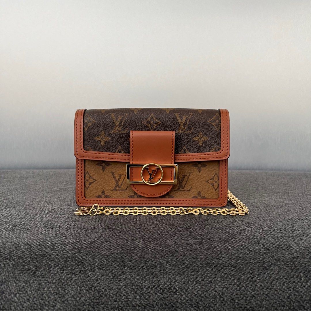 Louis Vuitton Dauphine Chain Wallet, Luxury, Bags & Wallets on Carousell